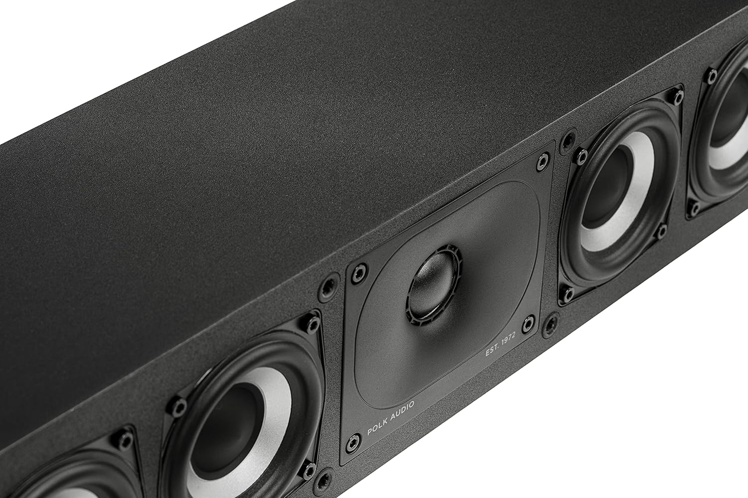 Polk Monitor XT35 Slim Center Channel Speaker - Hi-Res Audio Certified, Dolby Atmos & DTS:X Compatible