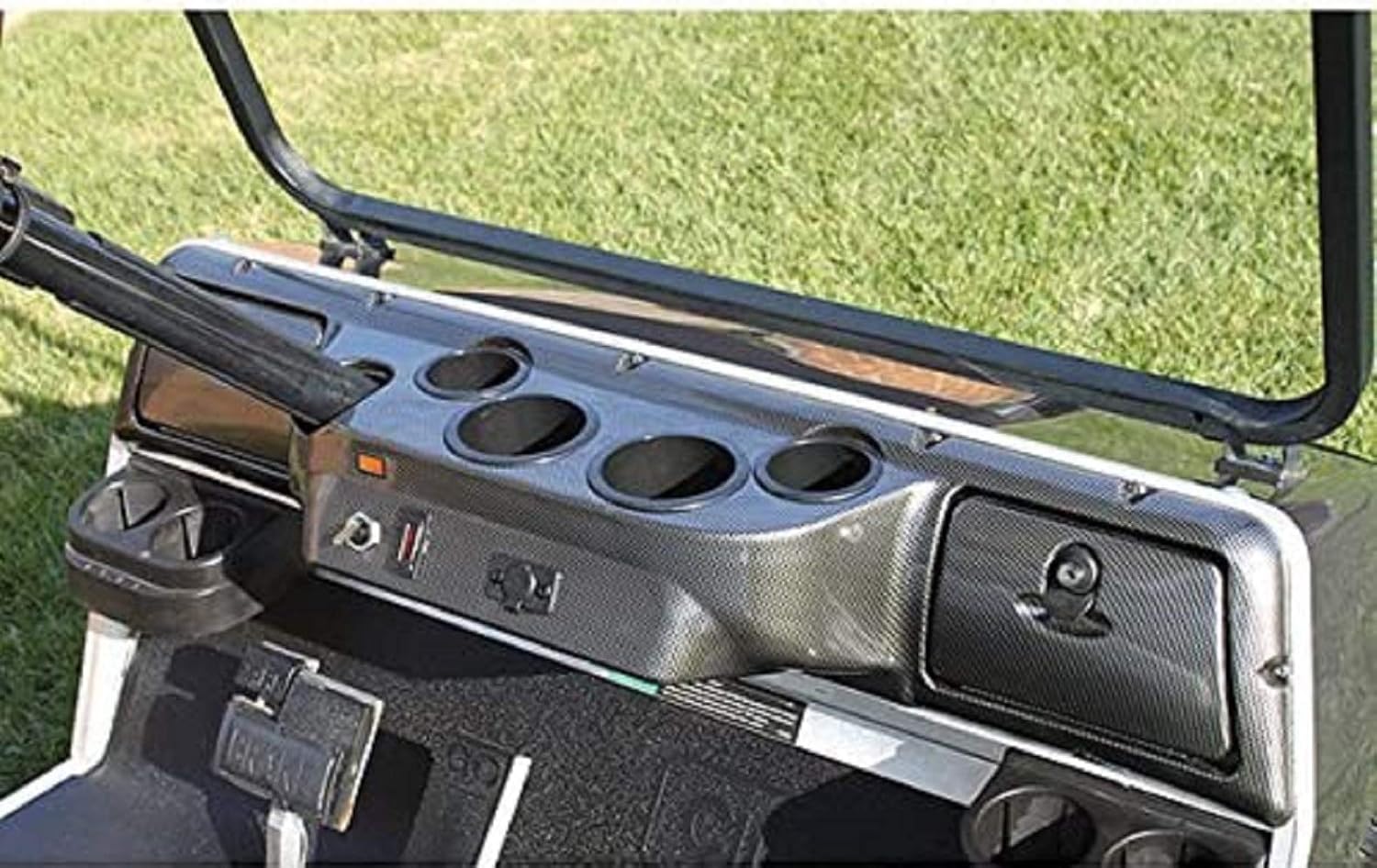 Club Car DS Custom Dash - Carbon Fiber