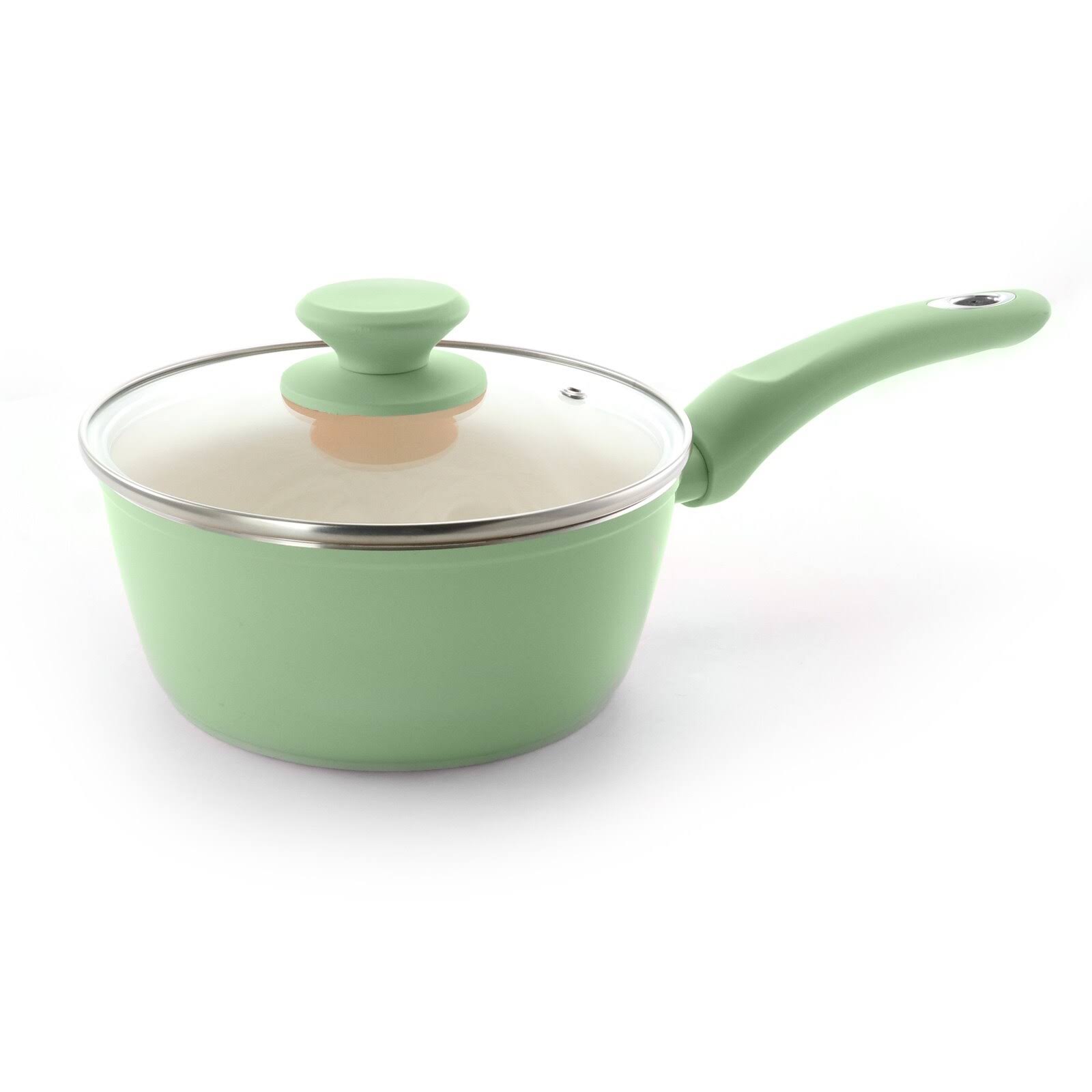 Gibson Plaza Cafe 7 Piece Cookware Set - Mint