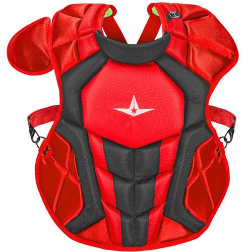 All-Star Catcher’s Gear Kit – Includes Helmet, Chest Protector & Leg Guards – Lightweight, Durable Baseball Protective Set, Meets NOCSAE