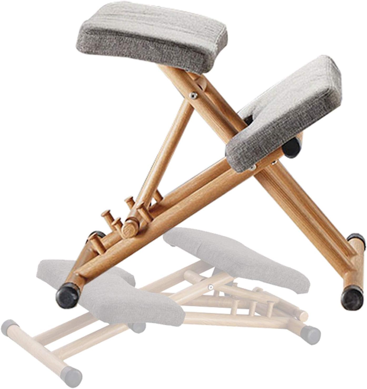 Ergonomic Foldable Kneeling Chair: Reduce Back and Neck Pain with Home Posture Correction Knee Chair