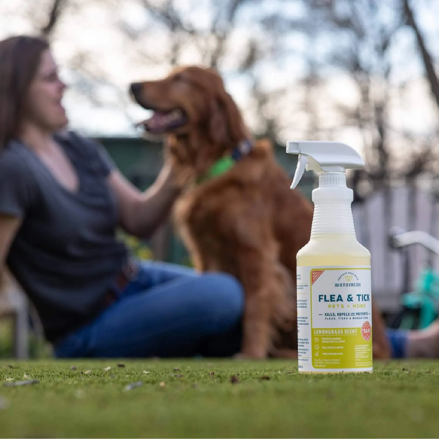 Wondercide Natural Peppermint Flea u0026 Tick Spray for Dog u0026 Cats