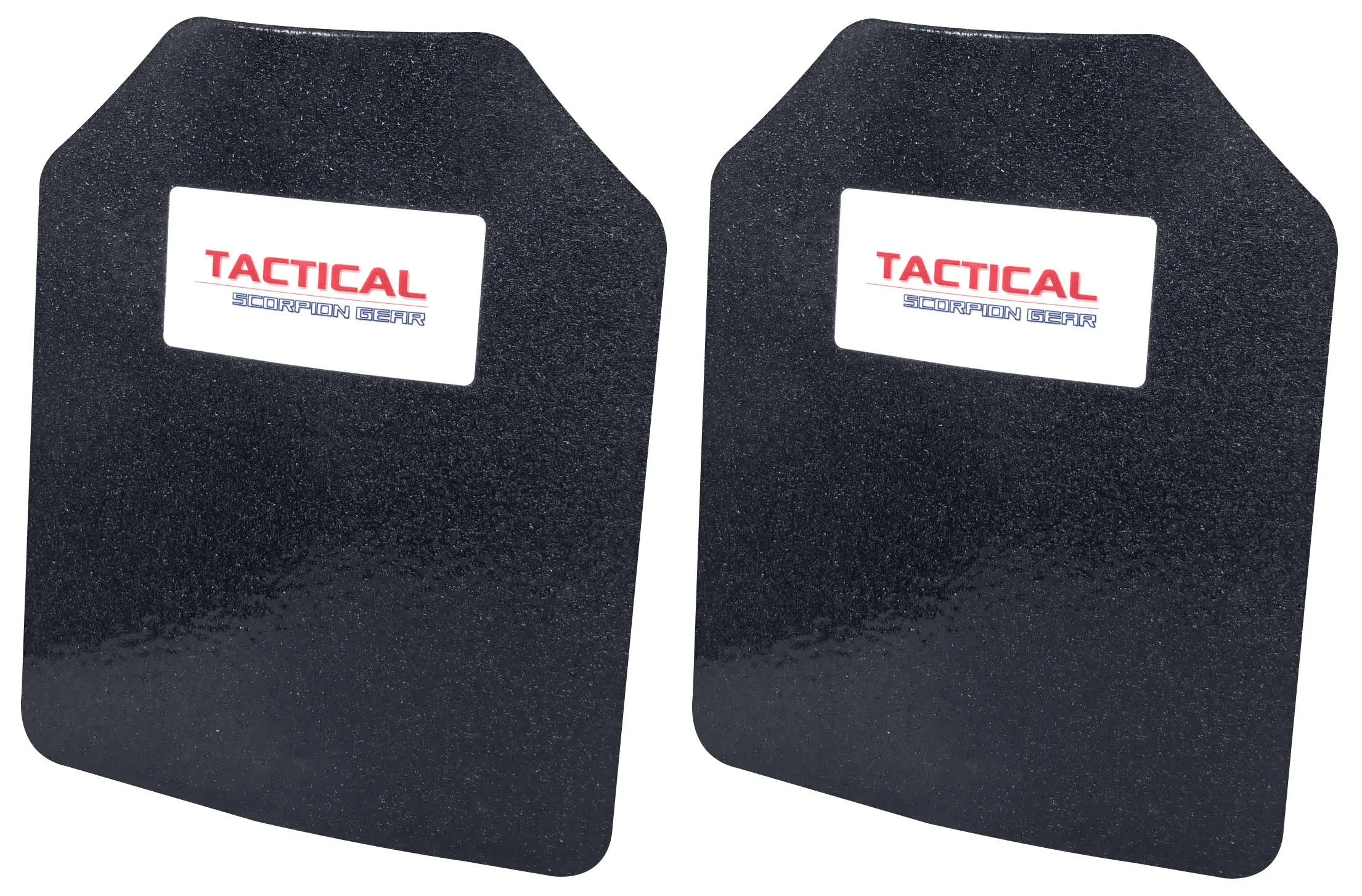 Tactical Scorpion Gear Level III AR500 Steel Body Armor Plates Pair 8 x 10 Curved Plate Coated - Level III AR500 Body Armor Plat - Avayadevconnect