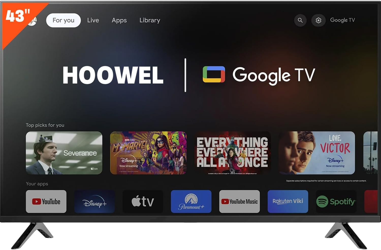 43 Inch Smart TV Configure Compatible VESA