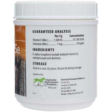 Kentucky Performance Elevate Se Vitamin E &amp; Selenium - Sports Supplies Online Store