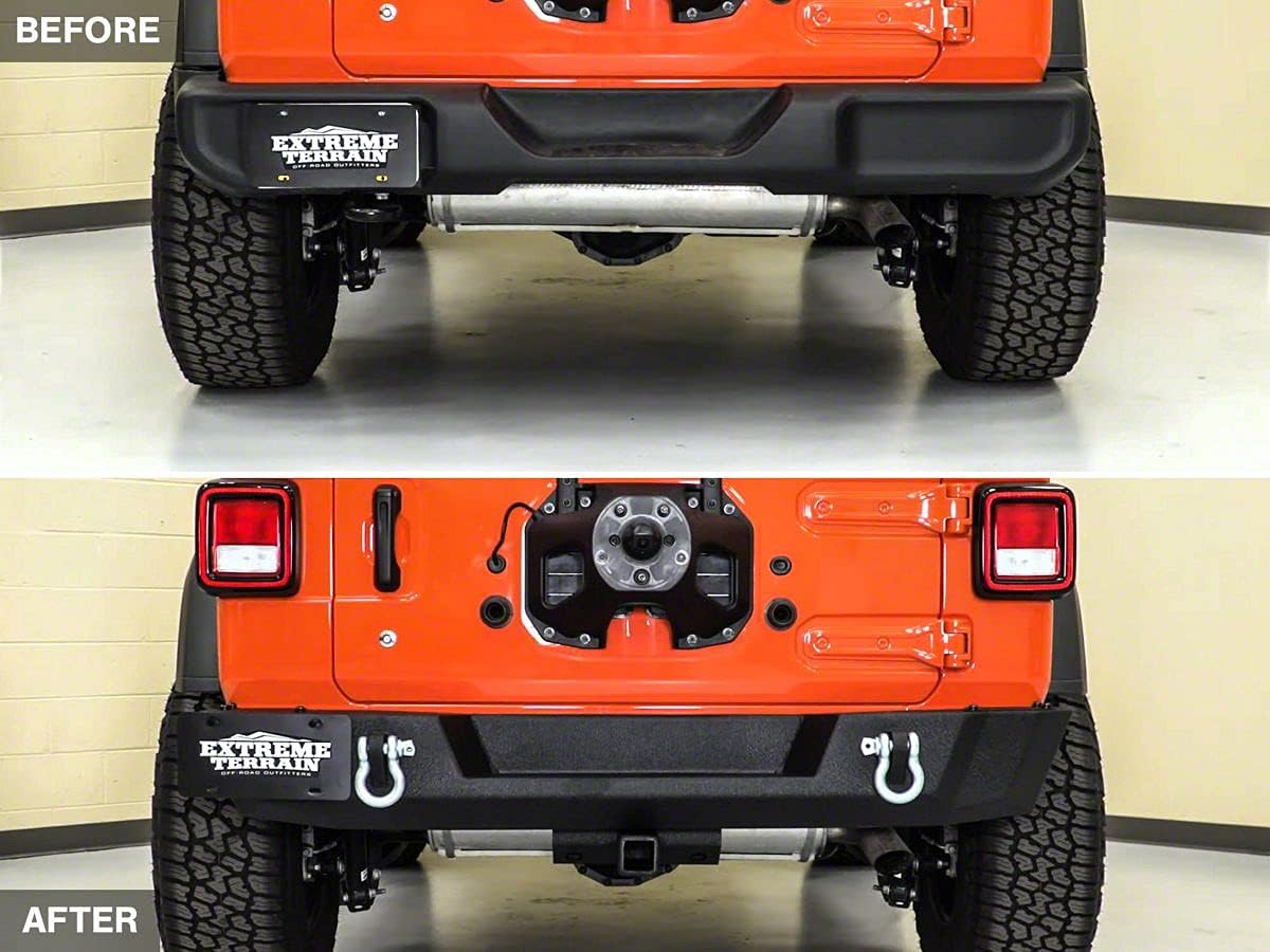 Barricade Extreme HD Rear Bumper Compatible with 18-22 Jeep Wrangler JL