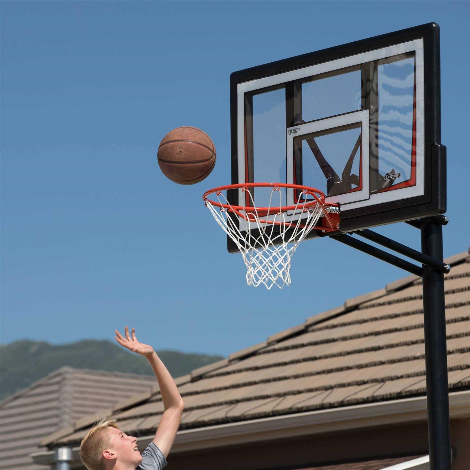 Lifetime 50 Adjustable In-Ground Basketball Hoop - Sports Supplies Online Store