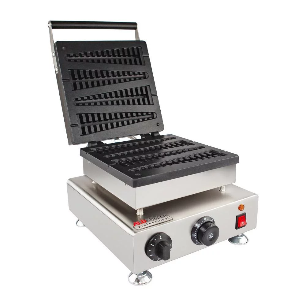 ALDKitchen Stick Waffle Maker | Professional Stainless Steel Waffle Stick Machine | 4 Big Waffles