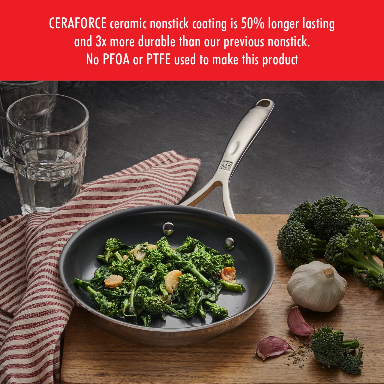 ZWILLING Energy Plus 10-pc Stainless Steel Ceramic Nonstick Cookware Set