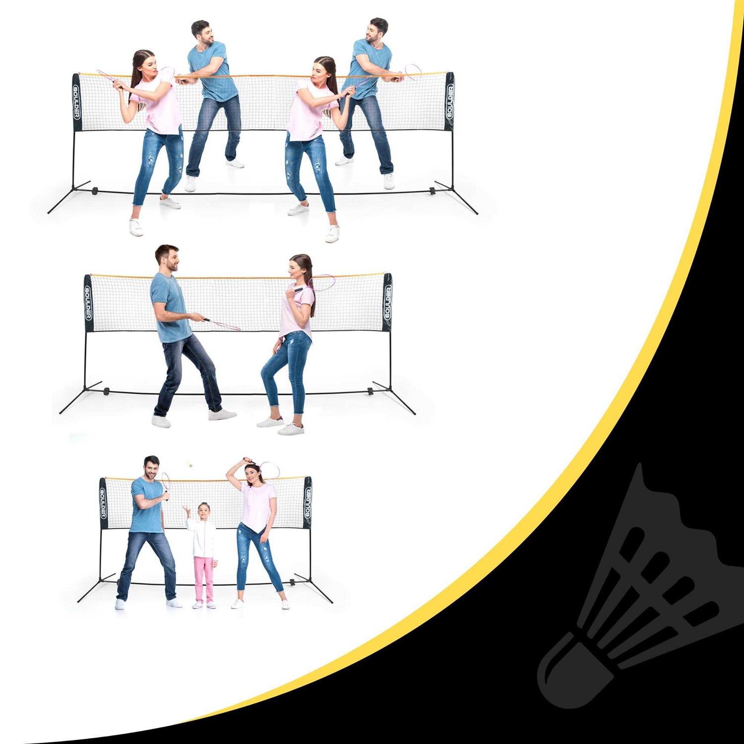 Boulder Sports Portable, Adjustable Volleyball and Badminton Net - Sports Supplies Online Store