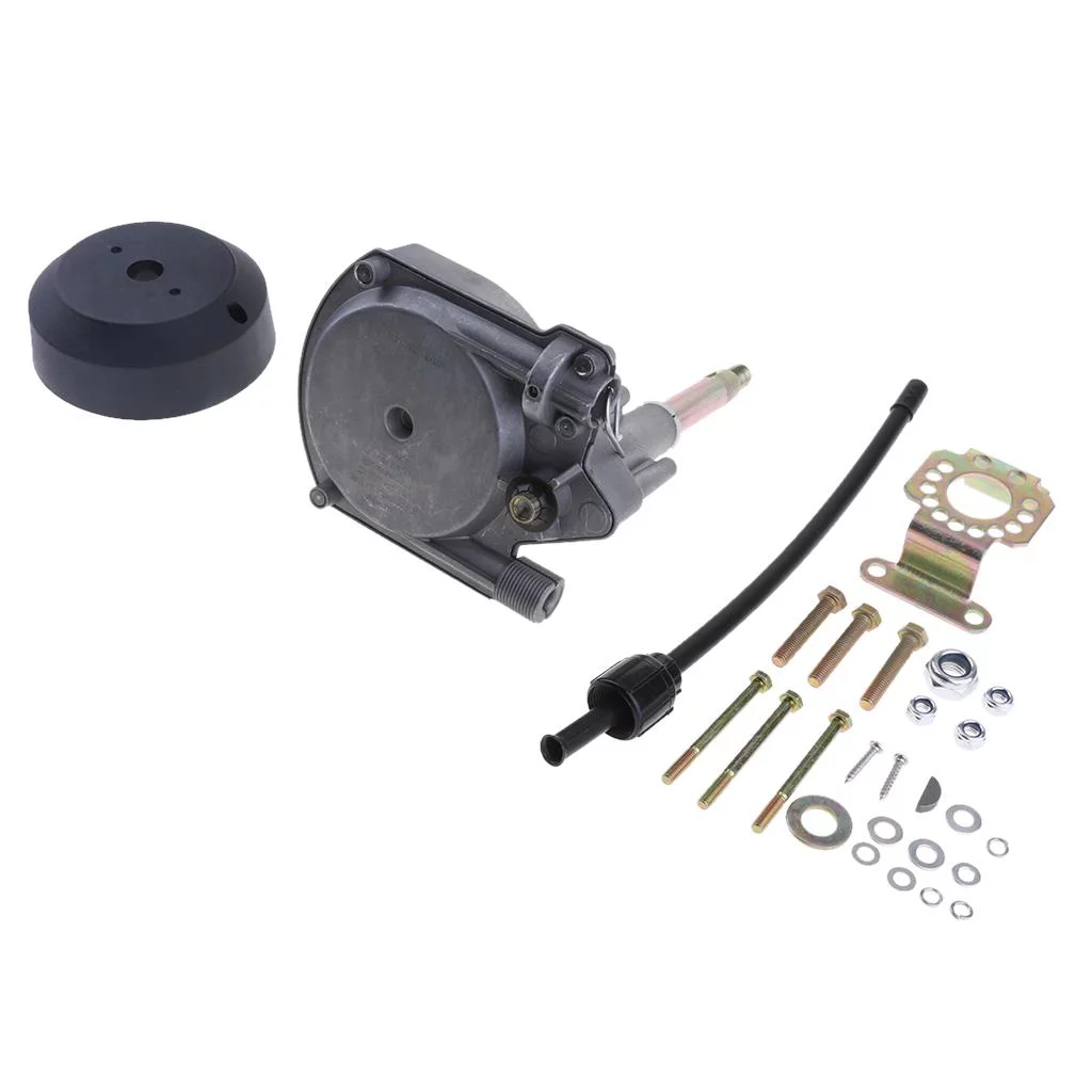 YK7 Single Cable Rotary Steering System W/Helm, Bezel for Marine Boat