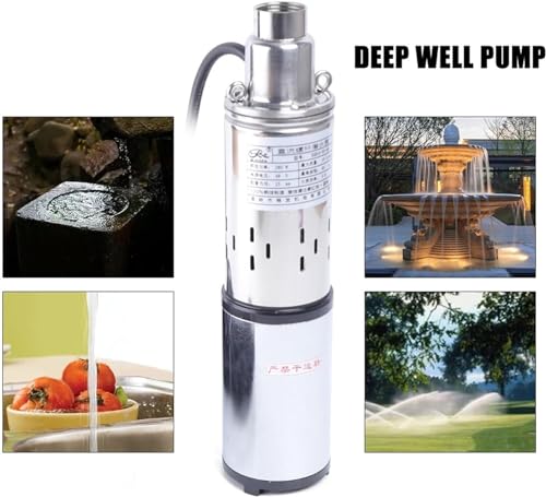submersible pump Solar water well pump kit 12V 24V 48V Solar Water Pump Deep Well Pump Submersible Pump Farm Agricultural Irrigation Deep Well Pump