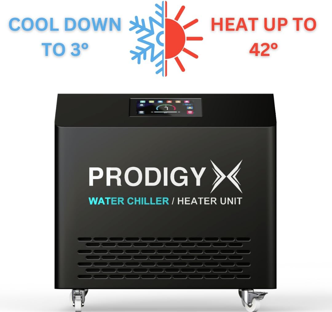 PRODIGYX Water Chiller for Cold Plunge - Ice Bath Chiller System, Water Chiller Machine, Ice Bath Tub Cold Plunge Water Chiller Unit