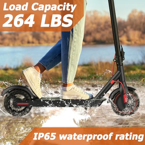 E Scooter for Adults 19-22 MPH 350/500W Motor 281/441Wh Battery,8.5"/10" Tires,Motorized Scooter Up to 22 Miles Range
