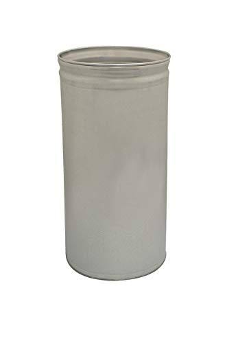 Witt 15 Gallon Push Dome Top Waste Receptacle - Black
