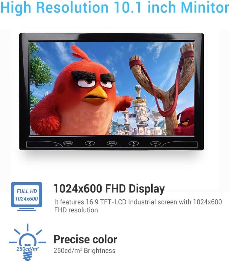 ESoku 10.1 Inch Small CCTV Monitor