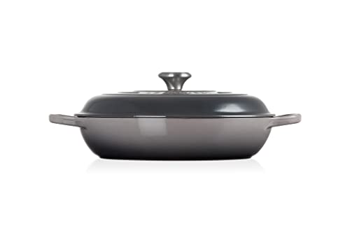 Le Creuset Enameled Cast Iron Signature Braiser, 3.5 qt., Marseille