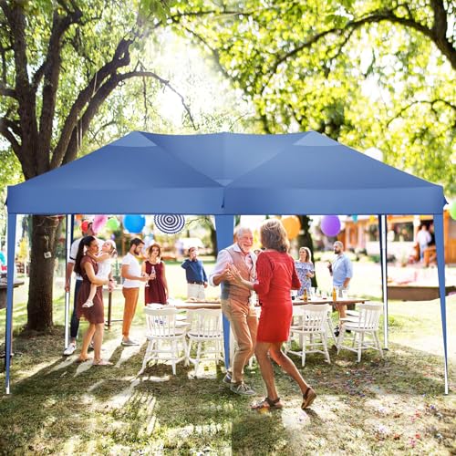 COBIZI Canopy 10x20 Pop Up Canopy Tent with 6 Sidewalls Party Tents for Parties Weddings Backyard Waterproof Canopy Outdoor Commercial Canopy Event