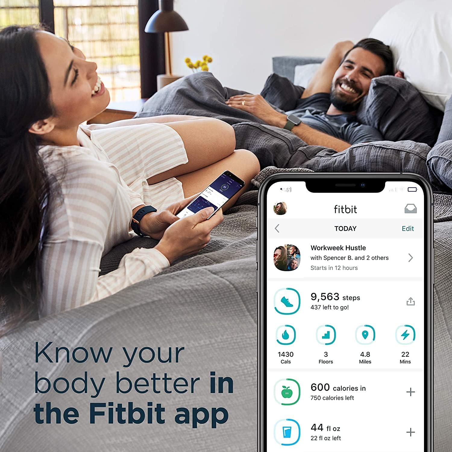 Fitbit Versa 2 Health & Fitness Smartwatch with Heart Rate, Music, Alexa Built-in, Sleep & Swim Tracking, Black/Carbon