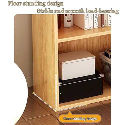 Simple Children's Bookshelf Floor Standing Bookcase Household Storage Cabinet Wall Storage Cabinet Multi Storage Cabinet School Bookcase Sanding