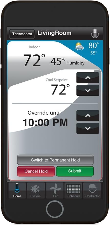 Honeywell RTH9580WF Wi-Fi Smart Thermostat - For Air Conditioner