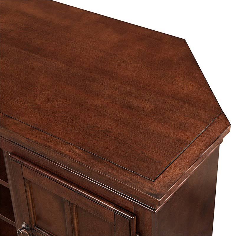Bowery Hill 55x22 TV Console in Heartwood Cherry