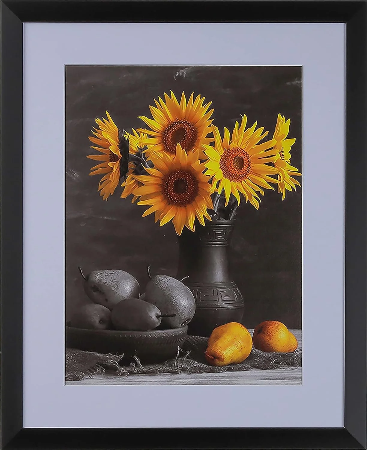 Picture Frames Set of 2. 1-1/8" Polystyrene Modern Black 20x24 Wholesaleartsframes-com 313-VI Series Made in USA