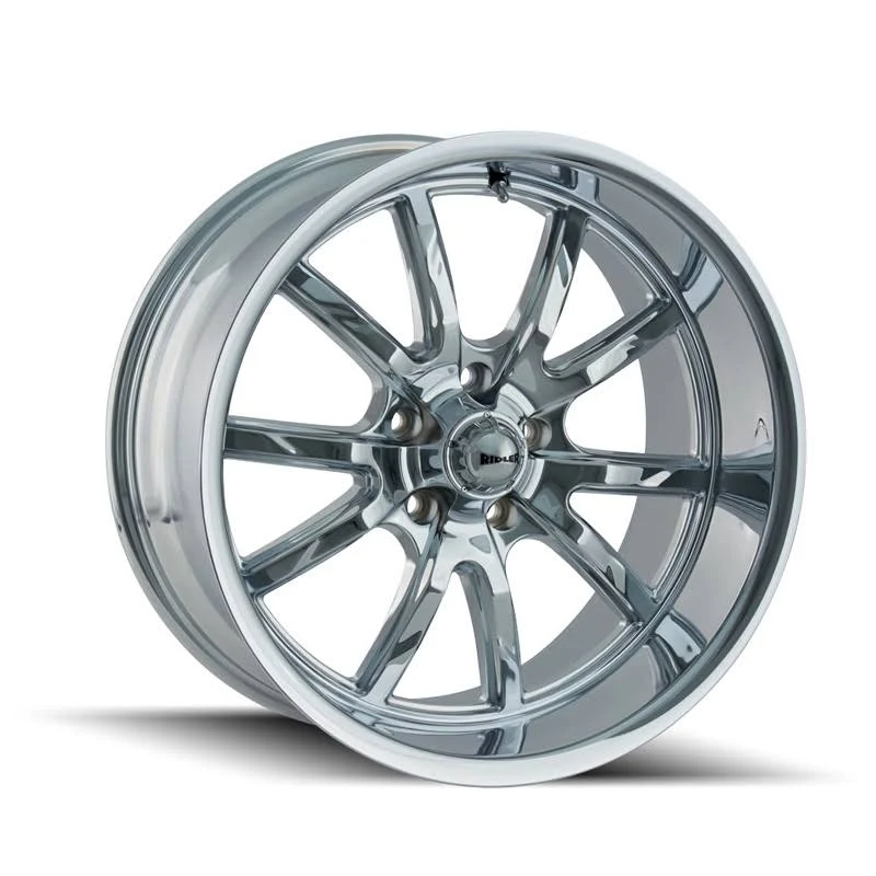 Ridler 650 Chrome 18x8 5x114.3 0mm 83.82Mm Wheel