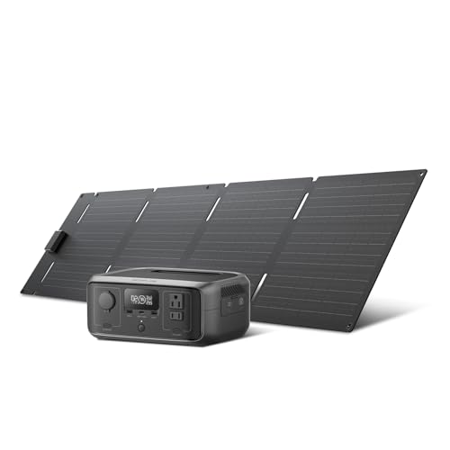EF ECOFLOW Portable Power Station RIVER 3, 245Wh LiFePO4 Battery Power Station, 300W Up to 600W AC Output,