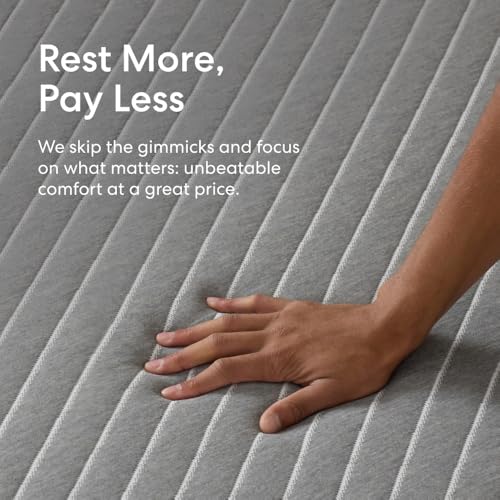 Siena 10” Queen Gel Memory Foam Mattress - Medium Firm - 180 Night Trial - Premium Pressure-Relieving Layers - 10 Year Warranty - Mattress in a Box