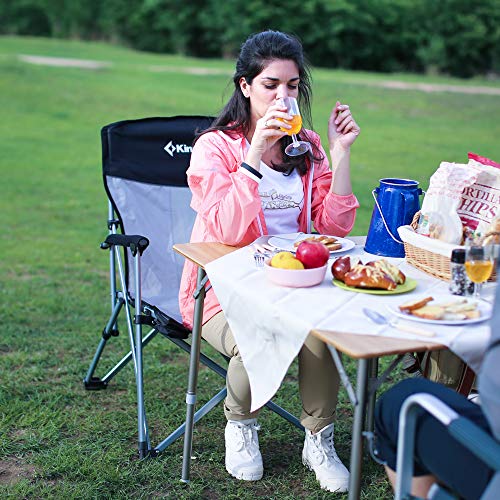 KingCamp Oversized XL Camping Chair, Heavy Duty 500lbs Folding Couch for Adults