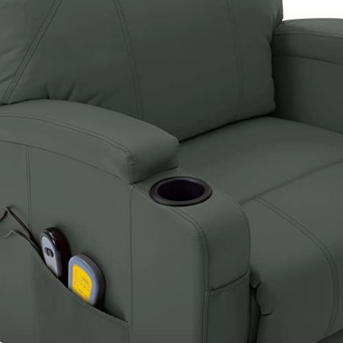 vidaXL Electric Power Lift Massage Chair with Manual Recline, 6-Point Vibration Massage