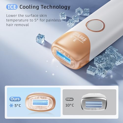 Laser Hair Removal with 5℃ Ice Cooling