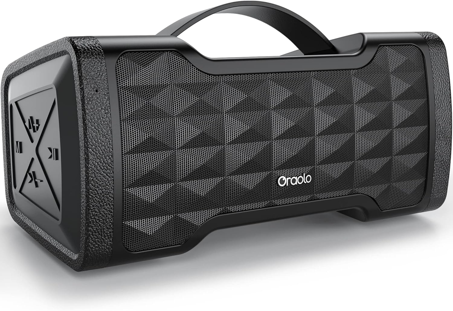 Loud Bluetooth Speaker - Oraolo M91 24W Wireless Portable Large Speaker Stereo Sound, IPX5 Waterproof, Support TF Card/AUX