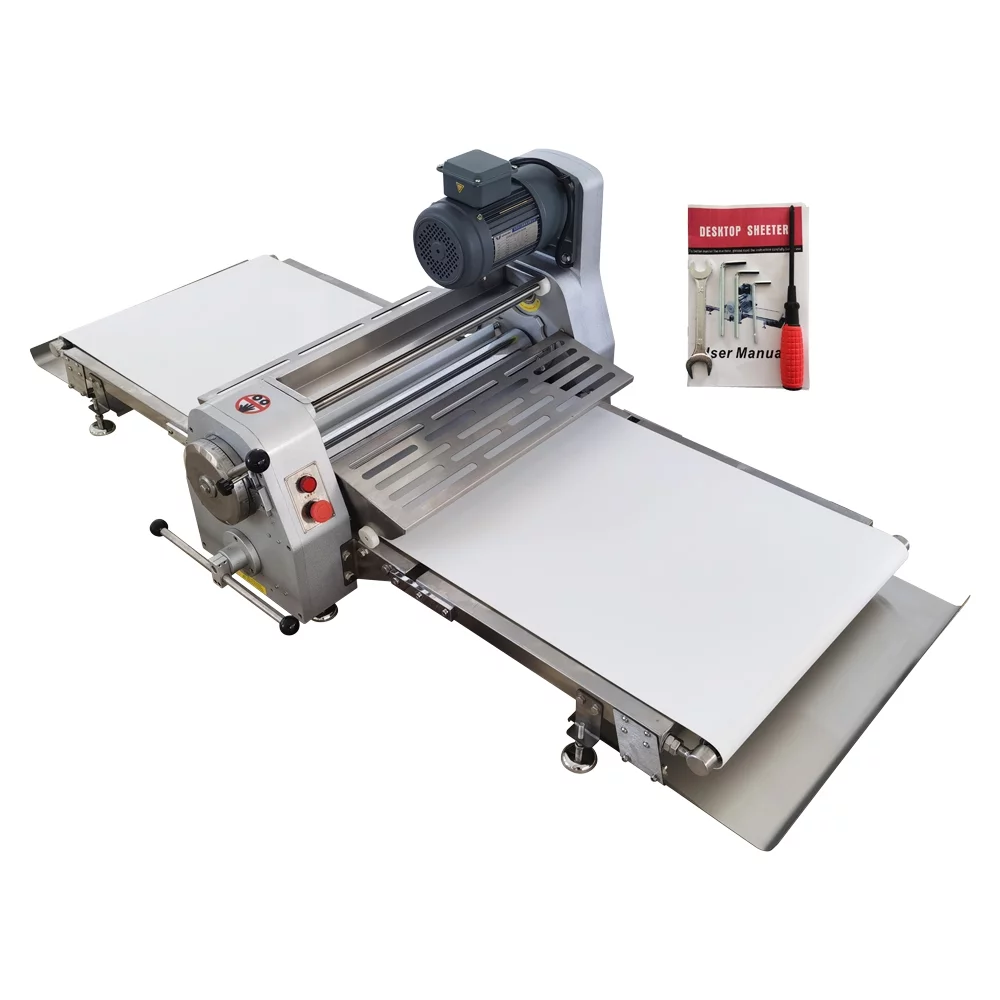 INTSUPERMAI Commercial Continuous Croissant Dough Sheeter Stainless Steel for Bakery