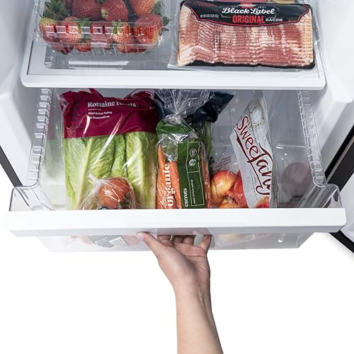 Newair 13.8 cu. ft. Upright Freezer, Fridge Freezer Convertible, Garage Ready Refrigerator, Frost Free Freezer with Door Alarm, Stand up Deep Freezer