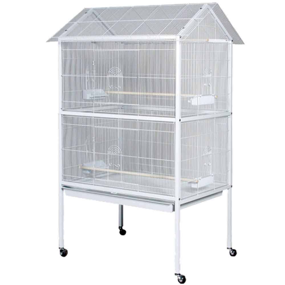 Prevue White Aviary Flight Cage