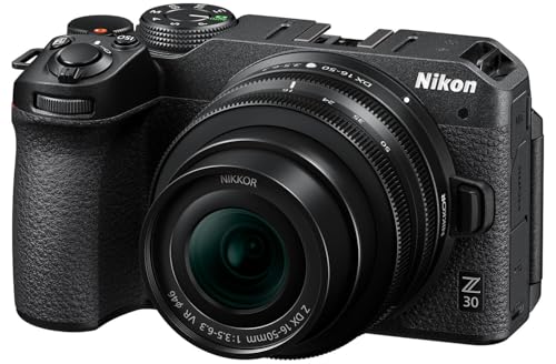 Nikon Z 30 Compact and Lightweight Mirrorless Camera with NIKKOR 16-50mm Lens with Creator's Kit