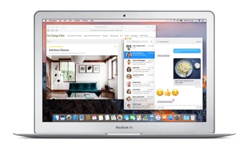 Apple Macbook Air 2017 with 1.8GHz Intel Core i5 (13-inch, 8GB RAM, 128GB SSD Storage) (QWERTY English) Silver (Renewed)