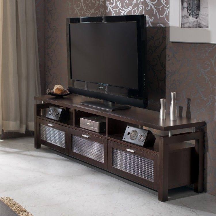 Furniture of America Posa Modern  Espresso Wood TV Console, Brown