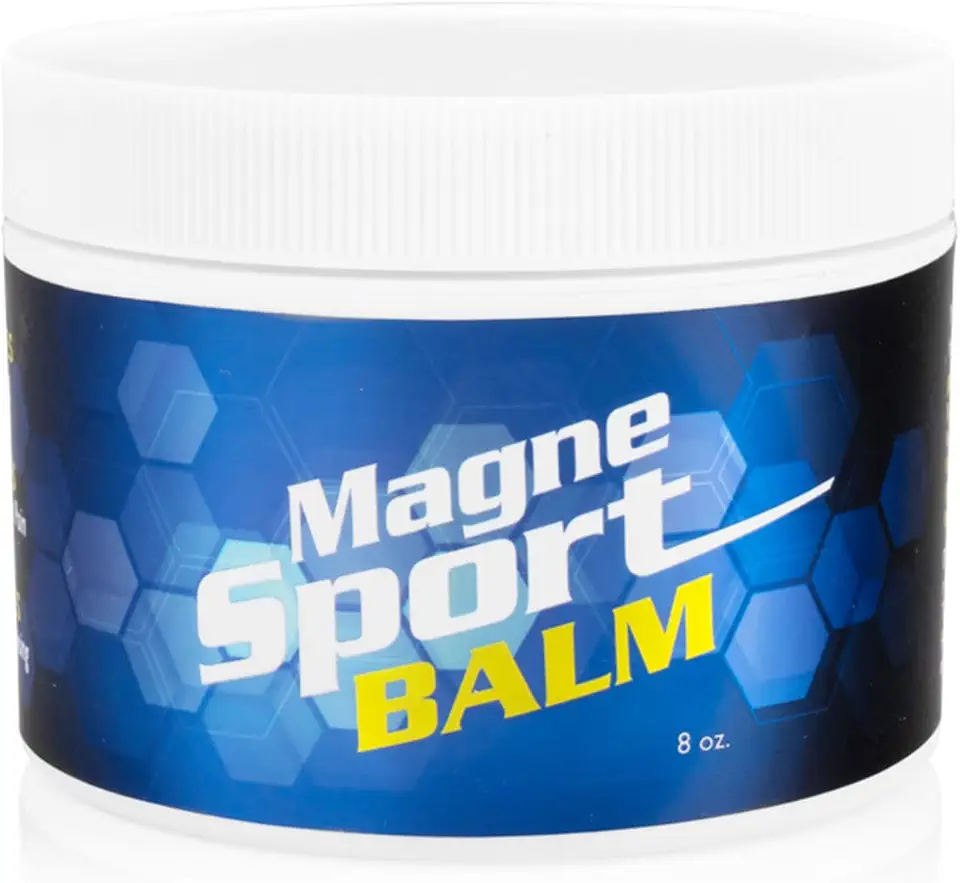 MagneSport Topical Magnesium Balm for Athletic Recovery - 8oz Jar - Kansas Nuitrition - HNZSDS