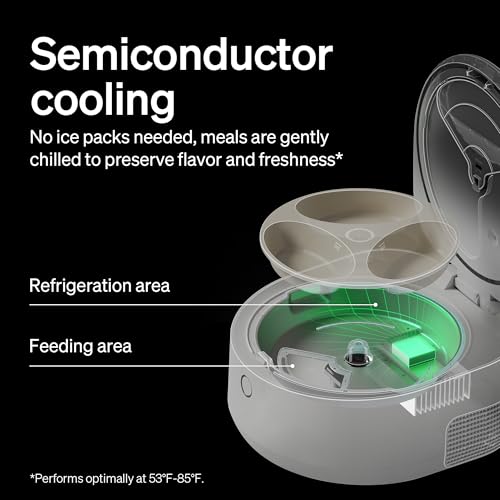 PETLIBRO Automatic Cat Feeder Wet Food Refrigerated New Upgraded APP Control,3 Days Freshness 3 Meals