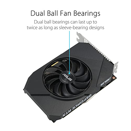 ASUS Dual NVIDIA GeForce RTX 3050 6GB OC Edition Gaming Graphics Card - PCIe 4.0, 6GB GDDR6 Memory, HDMI 2.1, DisplayPort 1.4a, 2-Slot Design