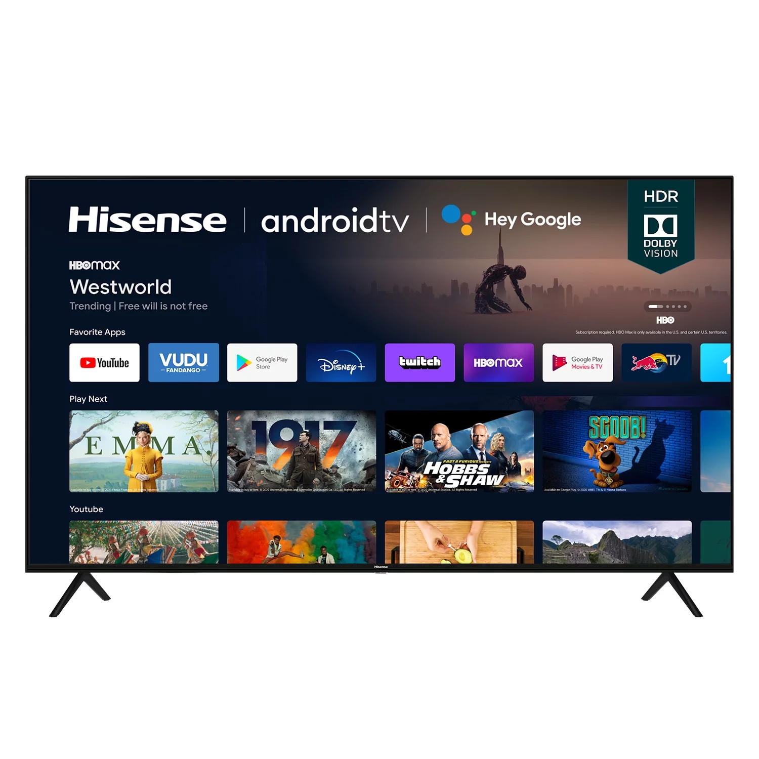 Hisense 70" Class 4K Ultra HD Android Smart TV A6G Series 70A6G3 - Curated Treasures Market