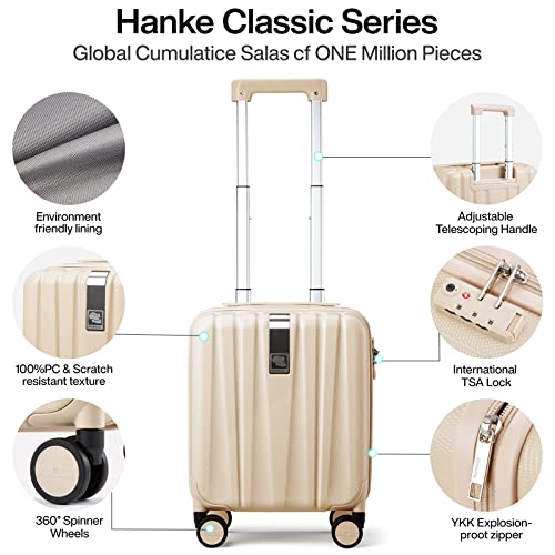 Hanke 29 Inch Luggage Suitcases With Spinner Wheels Lightweight PC hardside Rolling Suitcase With Travel Lock, Checked-Large 29-Inch(Blackish Green)