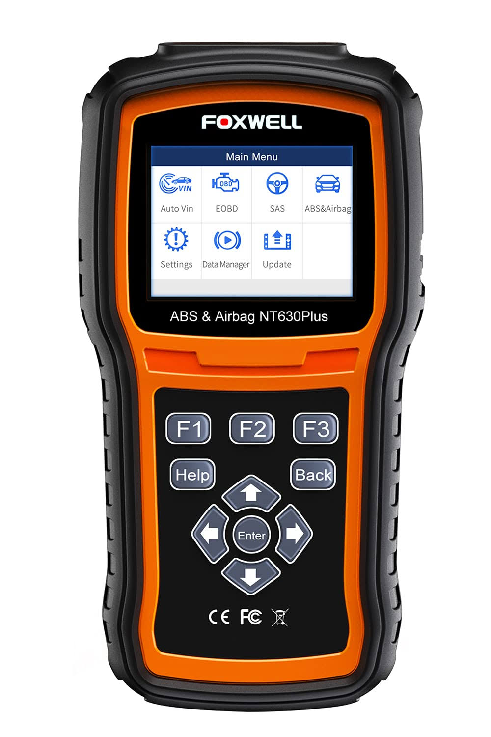 Foxwell NT630 Plus OBD2 Scanner ABS Srs Code Reader Automotive OBD II Srs AIRBAG Diagnostic and ABS Brake Bleed Scan Tool