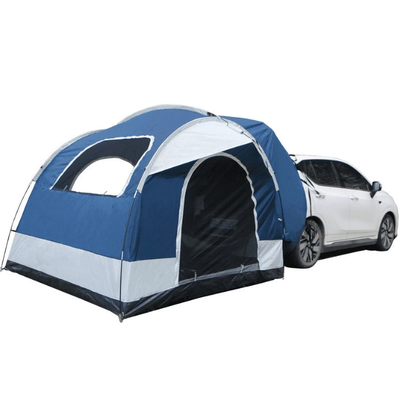 SUV Tent Attachment for Camping Up to 6-8 Person Sleeping Capacity Car Tent Includes Rainfly and Storage Bag,Universal Fit, 8' W x 8'