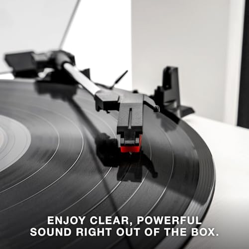 Victrola The Quincy 6-in-1 Bluetooth Record Player & Multimedia Center with Built-in Speakers &ndash; 3-Speed Turntable, CD & Cassette Player