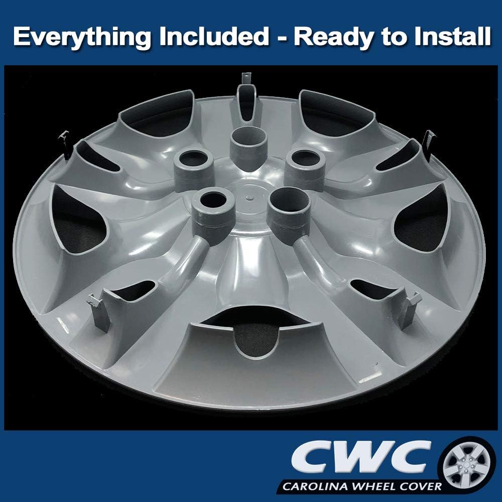 Premium Replica Hubcap Set, Replacement for Nissan Altima 2009-2012, 16-inch Wheel Cover (4 Pieces) Pack of 2