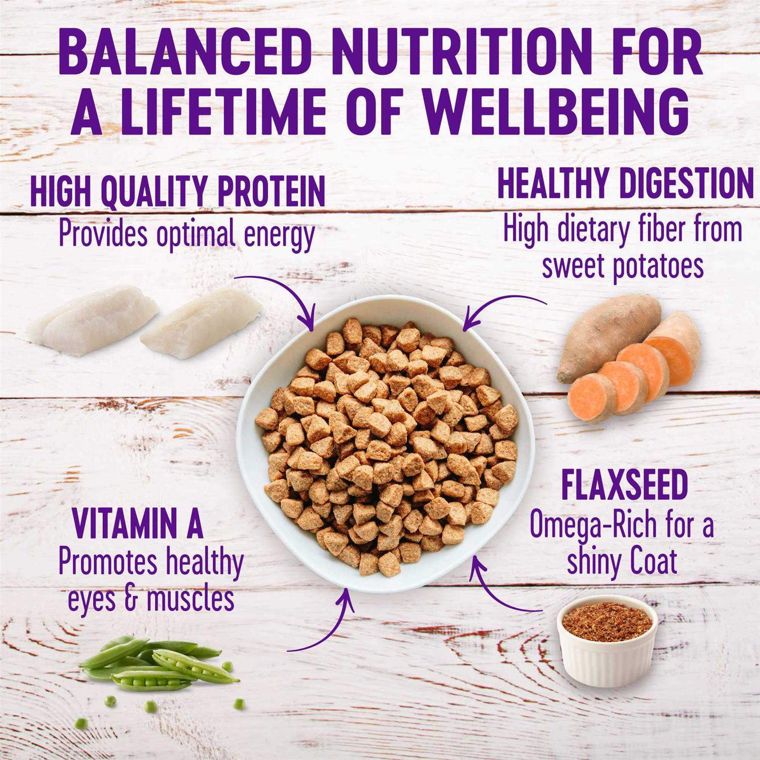 Wellness Complete Health Whitefish &amp; Sweet Potato Dry Dog Food - Pet Supplies online store